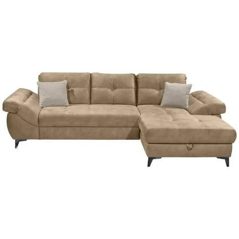 Ecksofa Nevis Creme Rechts