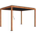 Möbelix Pergola Deluxe 400x300cm Holzoptik