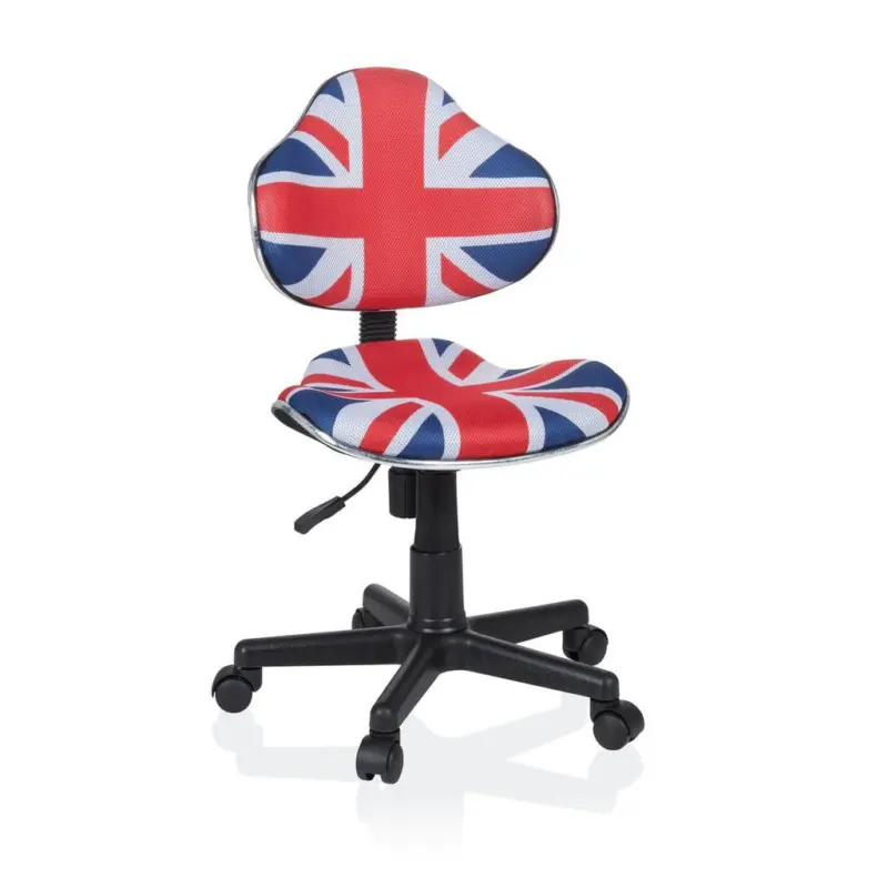 Jugenddrehstuhl Kiddy Gti 2 Blau/rot/wei&szlig;