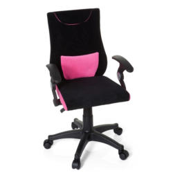 Jugenddrehstuhl Kiddy Pro Al Pink/schwarz