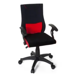 Jugenddrehstuhl Kiddy Pro Al Rot/schwarz