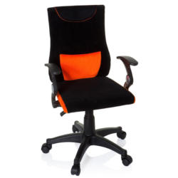 Jugenddrehstuhl Kiddy Pro Al Orange/schwarz