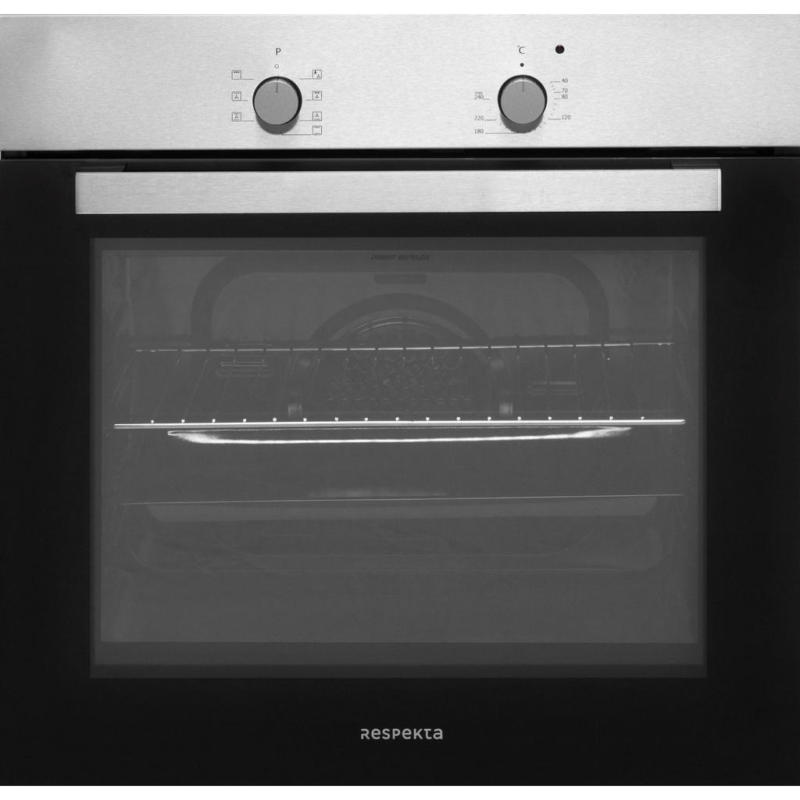 Einbau-backofen B: 59,5 Cm Schwarz/edelstahlfarben