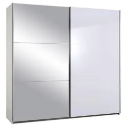 Schwebet&uuml;renschrank 218cm Halle, Wei&szlig;