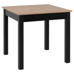 Esstisch Ausziehbar Coburg 80-120x80x77 cm Eiche Dekor