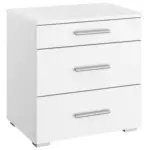 Möbelix Nachtkästchen Weiß H: 52 cm Scala