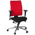 Möbelix Drehstuhl Pro-Tec 350 Rot/schwarz