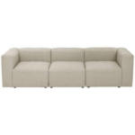 Möbelix 3-Sitzer-Sofa Lena Mit Armlehnen, Creme