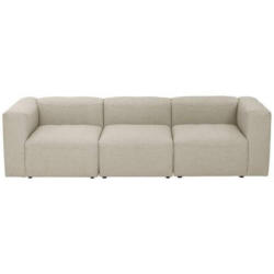 3-Sitzer-Sofa Lena Mit Armlehnen, Creme