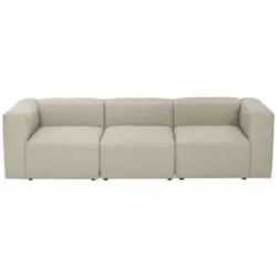 3-Sitzer-Sofa Lena Mit Armlehnen, Creme