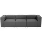 Möbelix 3-sitzer-sofa Lena Mit Armlehnen, Anthrazit