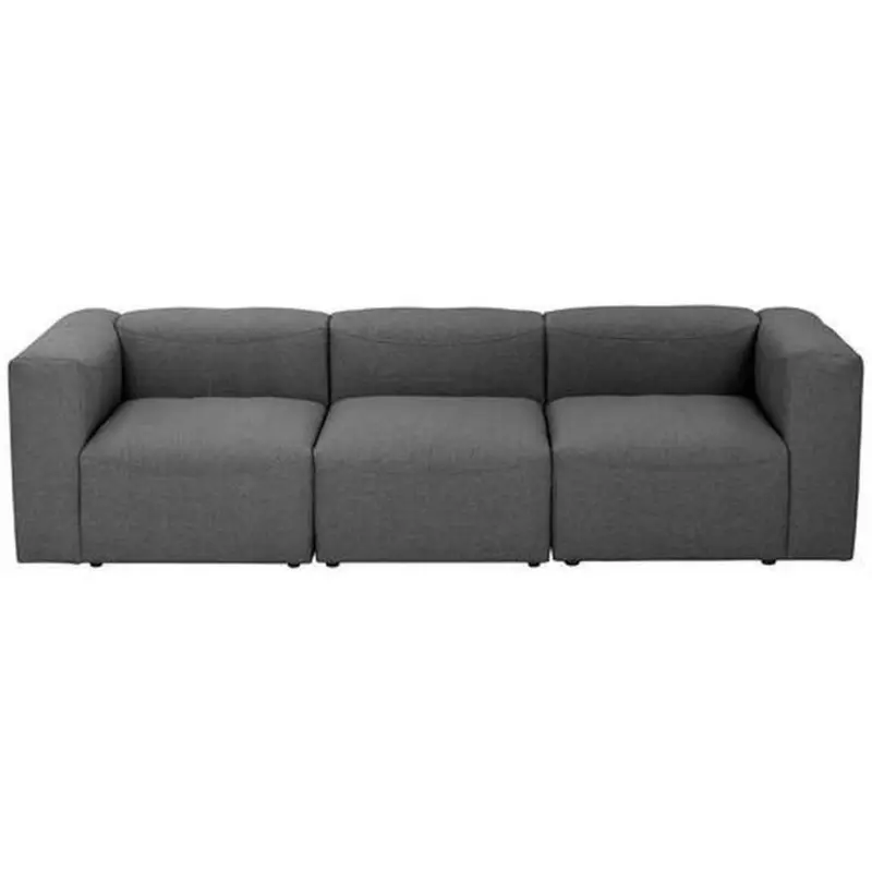3-sitzer-sofa Lena Mit Armlehnen, Anthrazit