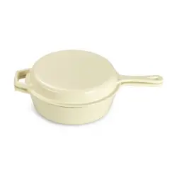 Kochtopfset 2-Teilig Gusseisen Backofengeeignet