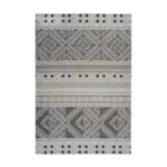 Möbelix Webteppich Creme/Taupe Yoga 160x203 cm