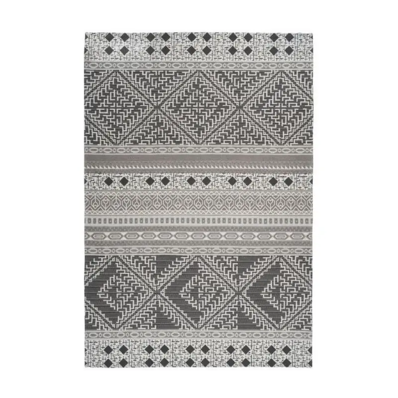 Webteppich Creme/Taupe Yoga 160x203 cm