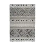 Möbelix Webteppich Creme/Taupe Yoga 200/290 cm