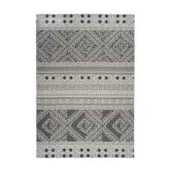 Webteppich Creme/Taupe Yoga 200/290 cm