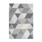 Möbelix Webteppich Creme/Grau Yoga 160x230 cm