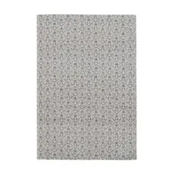 Webteppich Creme/Grau Yoga 80x150 cm