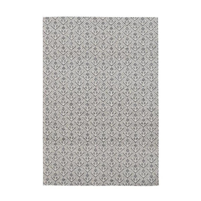 Webteppich Creme/Grau Yoga 80x150 cm