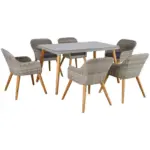 Möbelix Gartengarnitur 7-tlg. Oslo Kunststoffgeflecht Mit Kissen