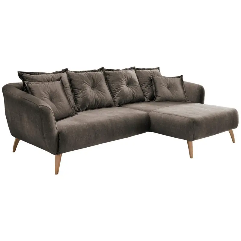 Ecksofa Baggio Braun S: 277/162 cm