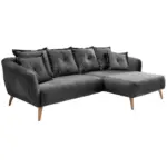 M&ouml;belix Ecksofa Baggio Grau S: 277/162 cm