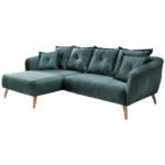 Möbelix Ecksofa Baggio Blau/Grün S: 162/277 cm