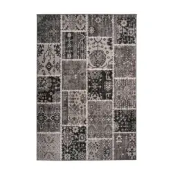 Webteppich Grau Ariya 80x150 cm Grau 80/150 cm