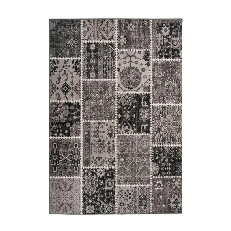 Webteppich Grau Ariya 80x150 cm Grau 80/150 cm