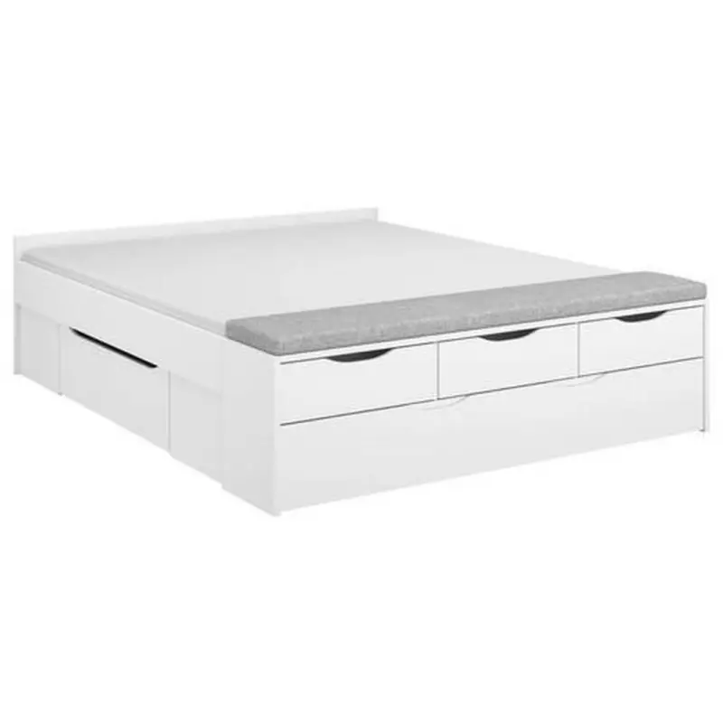 Stauraumbett Scala 180x200 Weiß