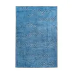 Möbelix Webteppich Blau Antique 120x180 cm Blau, Goldfarben 120/180 cm