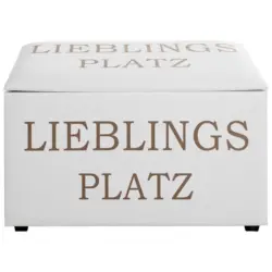 Truhenbank Lieblingsplatz Motiv