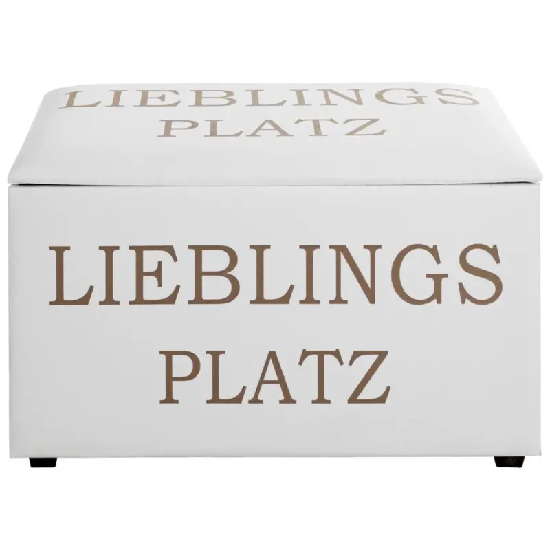 Truhenbank Lieblingsplatz Motiv
