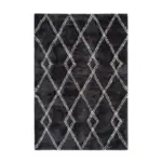 Möbelix Hochflor Teppich Anthrazit Orlando 80x150 cm