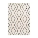 Möbelix Hochflor Teppich Weiß Orlando 80x150 cm