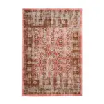 Möbelix Orientalischer Webteppich Rot Ariya 120x170 cm Rot 120/170 cm