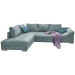 Möbelix Ecksofa Mit Schlaffunktion Alvito Mit Kissen Hellblau