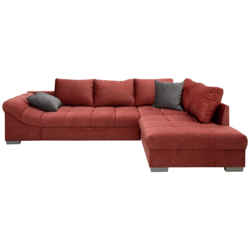 Ecksofa Mit Schlaffunktion Alvito Koralle Velours