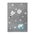 Möbelix Kinderteppich Silberfarben Yowah 80x150 Cm