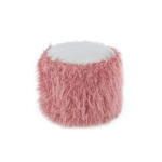 Möbelix Pouf Kunststoff Rosa DxH: 45x38 cm