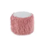 Möbelix Pouf Kunststoff Rosa DxH: 45x38 cm