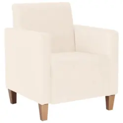 Polstersessel Mit Armlehnen Milla Samt/velours Creme