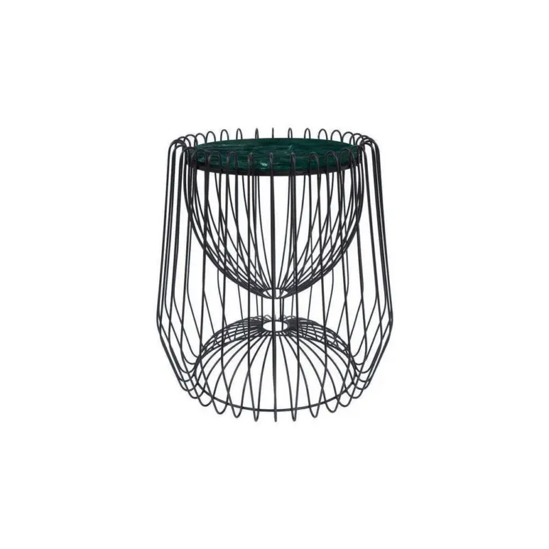 Beistelltisch Malibu Grün/Schwarz