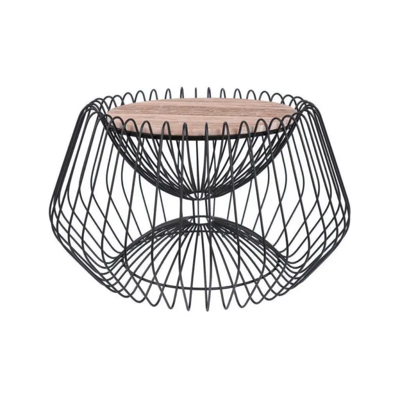 Beistelltisch Malibu Braun/Schwarz