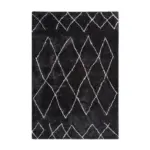 Möbelix Hochflor Teppich Anthrazit Orlando 80x150 cm