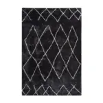 Möbelix Hochflor Teppich Anthrazit Orlando 120x170 cm