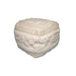 Möbelix Pouf Bohist Naturfaser Creme DxH: 38x50 cm