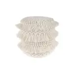 Möbelix Pouf Bohist Mischgewebe Creme Dxh: 35x35 Cm