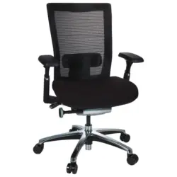 Bürostuhl Nova Pro Alu Armstützen Schwarz